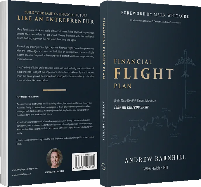 Financial Flight Plan by Andrew Barnhill — book cover mockup