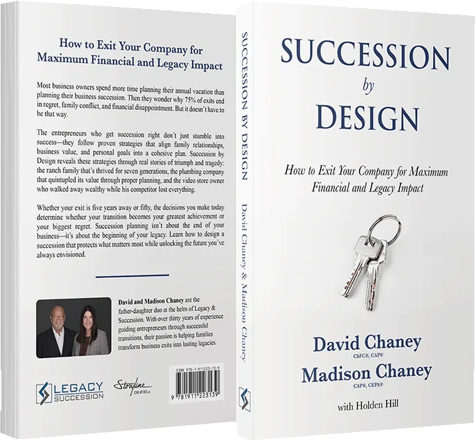 Succession by Design by David Chaney — book cover mockup