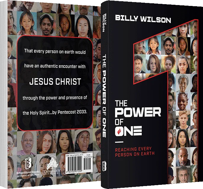 The Power of One by Dr. Billy Wilson — book cover mockup