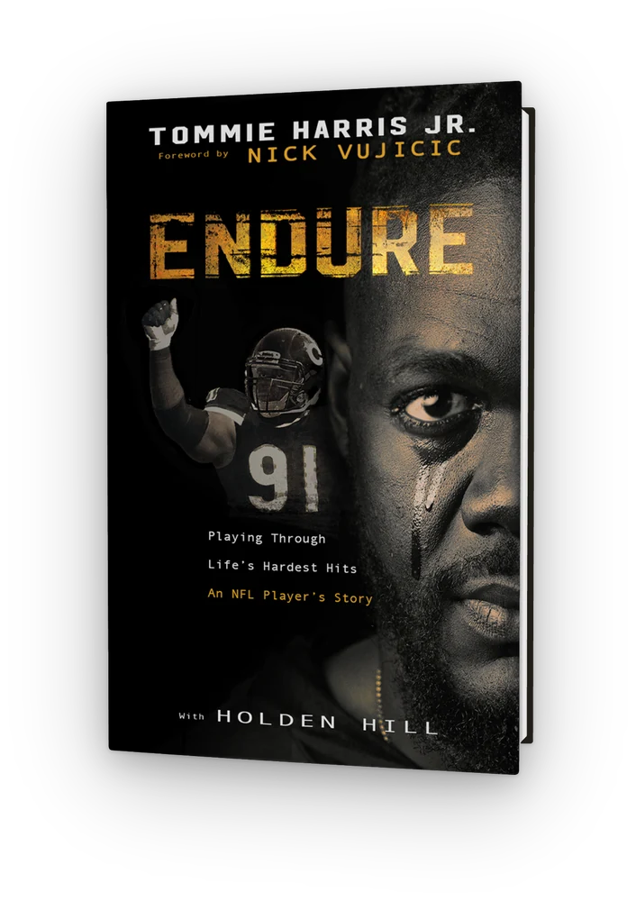Endure by Tommie Harris — book cover mockup